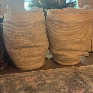 H&M Home Woven Laundry Bins